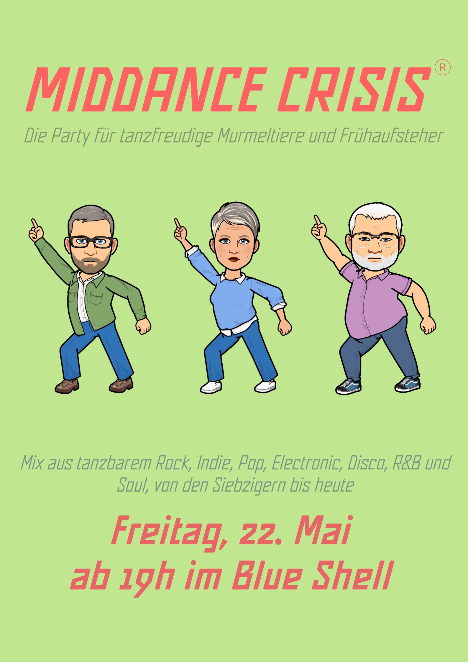 Plakat der nächsten Veranstaltung