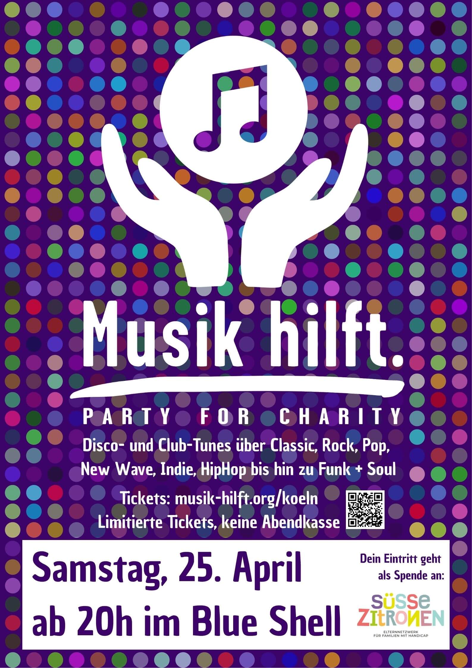 Plakat von Musik hilft Köln
